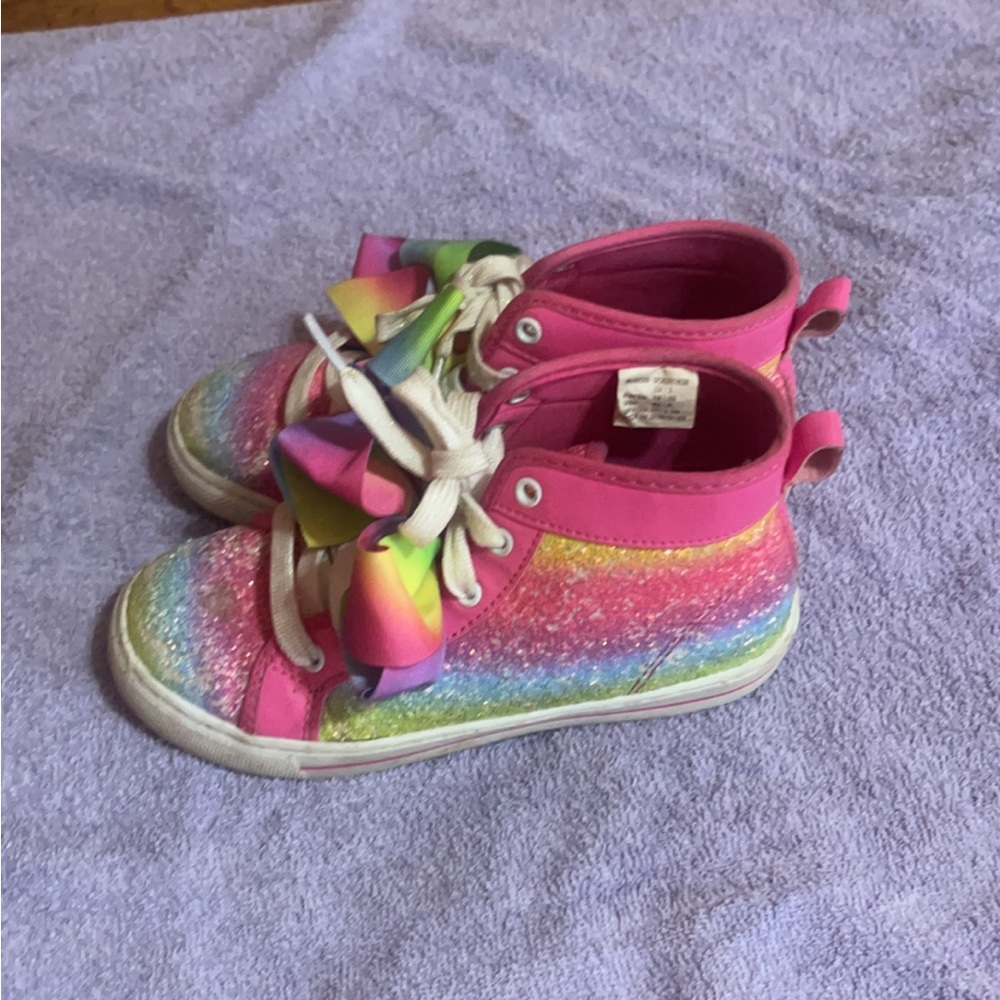 Girl shoes size 2 colorful